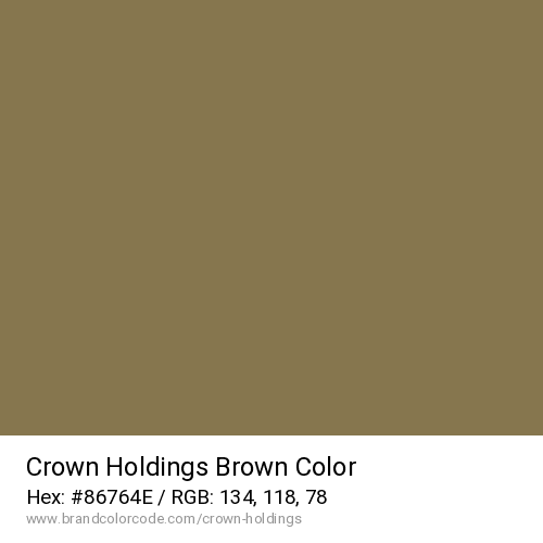 Crown Holdings's Brown color solid image preview