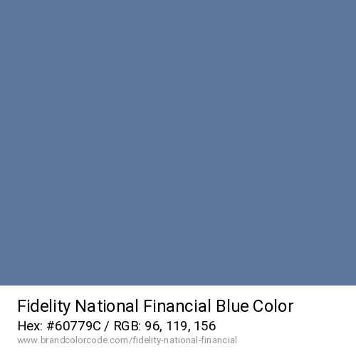 Fidelity National Financial's Blue color solid image preview