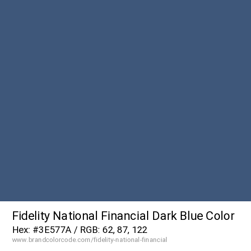 Fidelity National Financial's Dark Blue color solid image preview