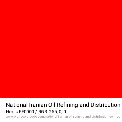 National Iranian Oil Refining and Distribution Co. (NIOC)'s Red color solid image preview