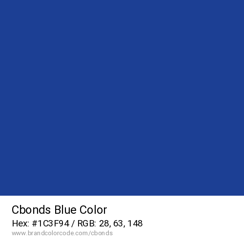 Cbonds's Blue color solid image preview
