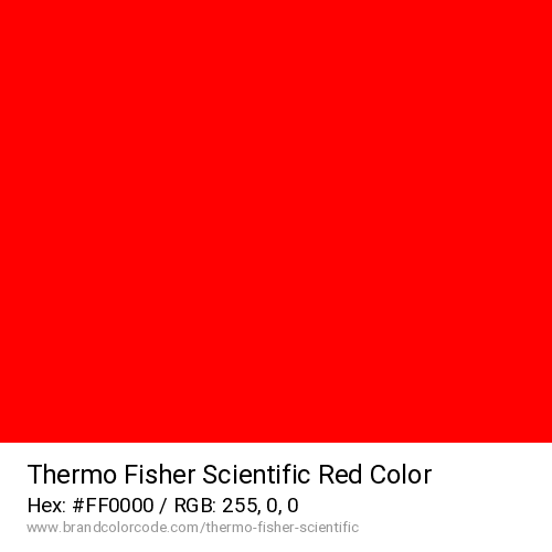 Thermo Fisher Scientific's Red color solid image preview