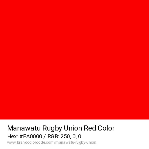 Manawatu Rugby Union's Red color solid image preview