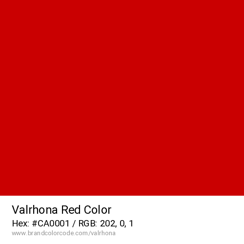 Valrhona's Red color solid image preview