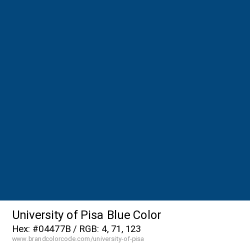 University of Pisa's Blue color solid image preview