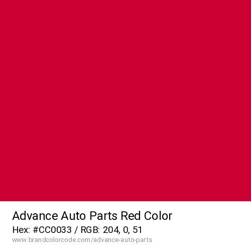 Advance Auto Parts's Red color solid image preview