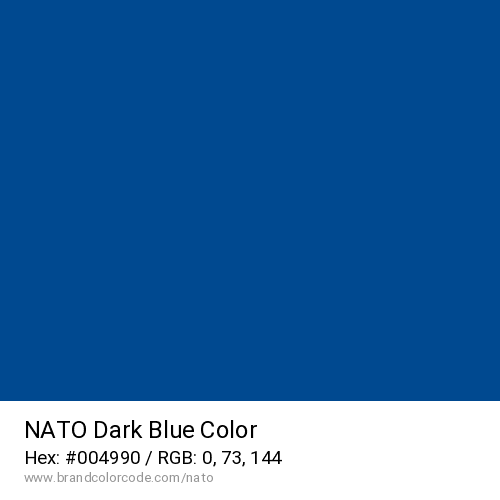 NATO's Dark Blue color solid image preview