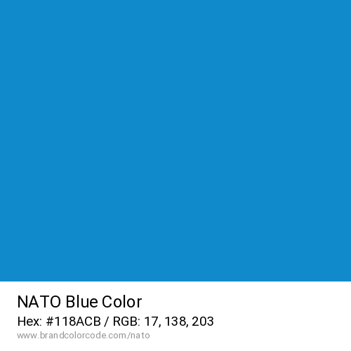 NATO's Blue color solid image preview