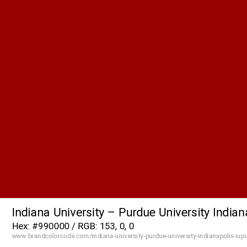 Indiana University – Purdue University Indianapolis (IUPUI)'s Crimson color solid image preview