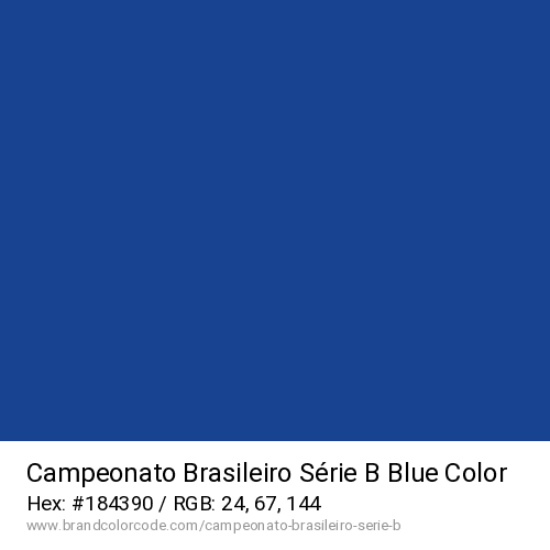 Campeonato Brasileiro Série B's Blue color solid image preview