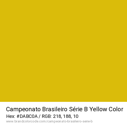 Campeonato Brasileiro Série B's Yellow color solid image preview