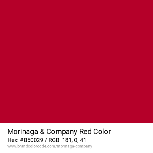 Morinaga & Company's Red color solid image preview
