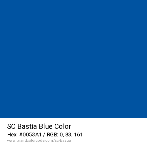 SC Bastia's Blue color solid image preview