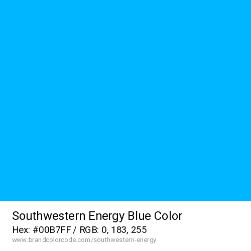 Southwestern Energy's Blue color solid image preview