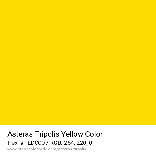Asteras Tripolis's Yellow color solid image preview