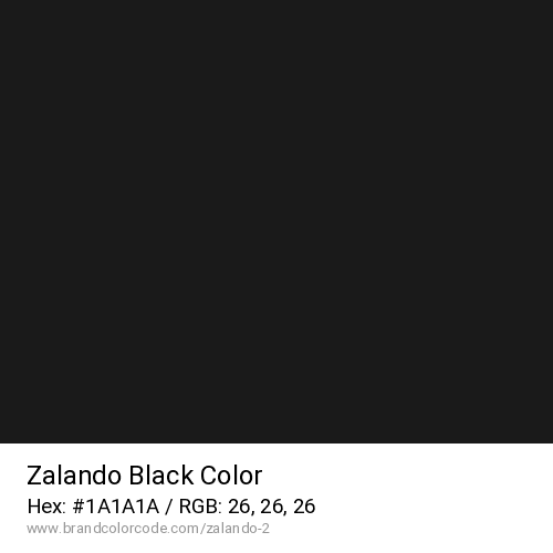 Zalando's Black color solid image preview