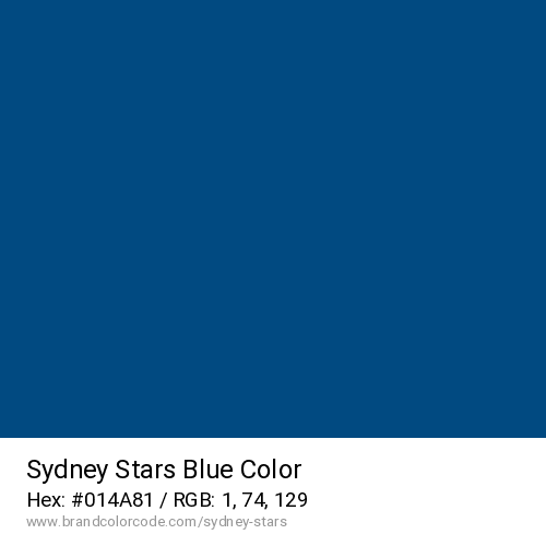 Sydney Stars's Blue color solid image preview