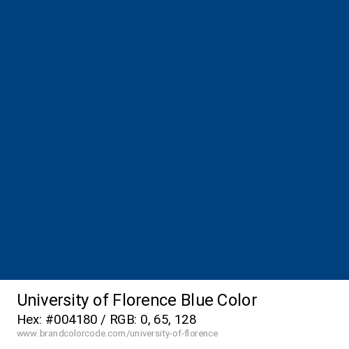 University of Florence's Blue color solid image preview
