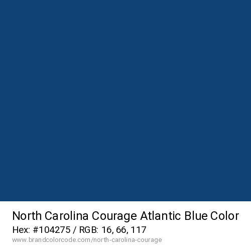 North Carolina Courage's Atlantic Blue color solid image preview