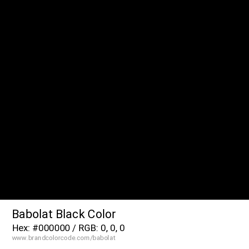 Babolat's Black color solid image preview