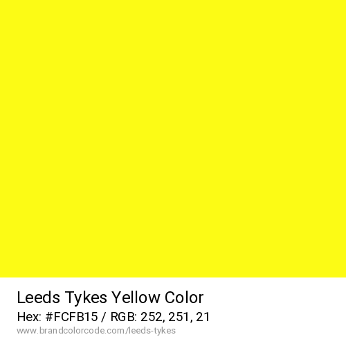 Leeds Tykes's Yellow color solid image preview