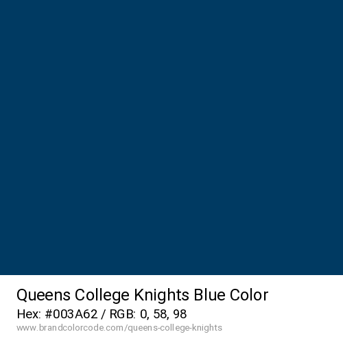 Queens College Knights's Blue color solid image preview