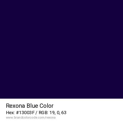 Rexona's Blue color solid image preview