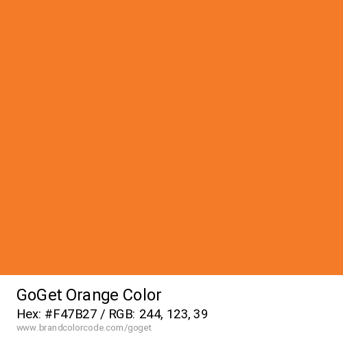GoGet's Orange color solid image preview