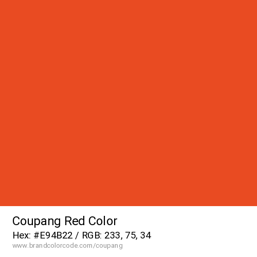 Coupang's Red color solid image preview