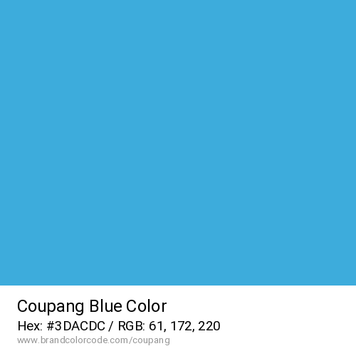Coupang's Blue color solid image preview