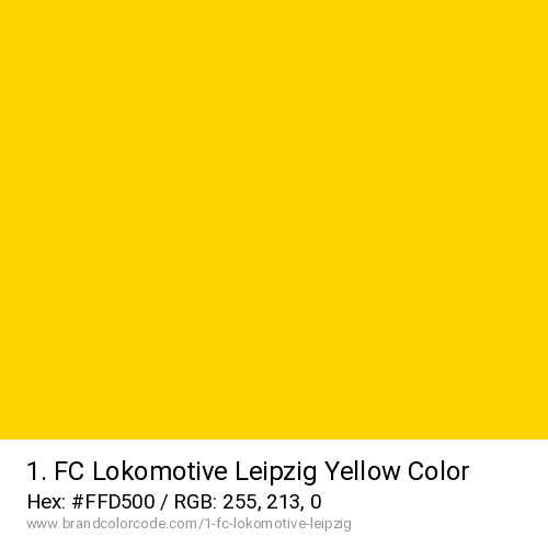 1. FC Lokomotive Leipzig's Yellow color solid image preview
