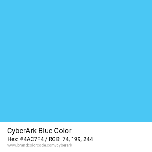 CyberArk's Blue color solid image preview