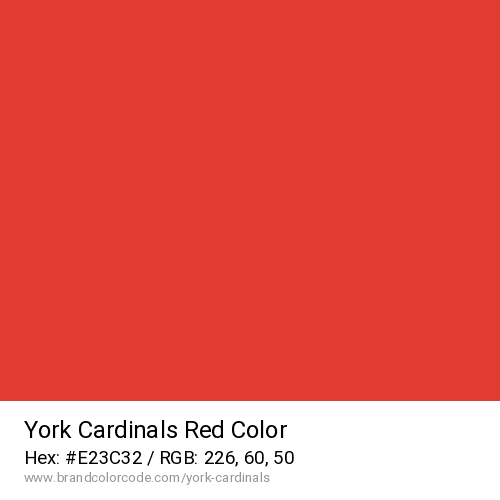 York Cardinals's Red color solid image preview