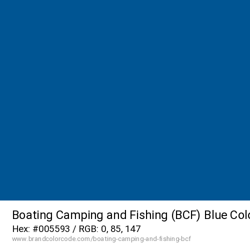 Boating Camping and Fishing (BCF)'s Blue color solid image preview