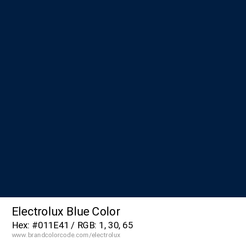 Electrolux's Blue color solid image preview