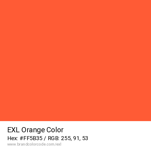 EXL's Orange color solid image preview