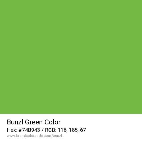 Bunzl's Green color solid image preview