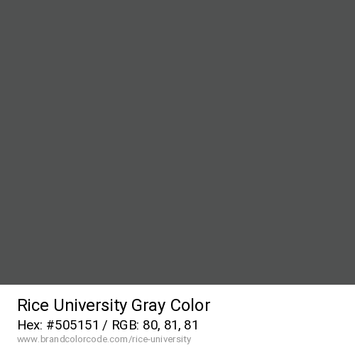 Rice University's Gray color solid image preview