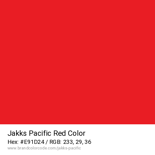 Jakks Pacific's Red color solid image preview