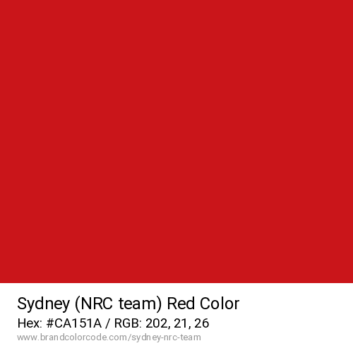 Sydney (NRC team)'s Red color solid image preview