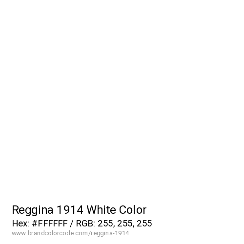 Reggina 1914's White color solid image preview
