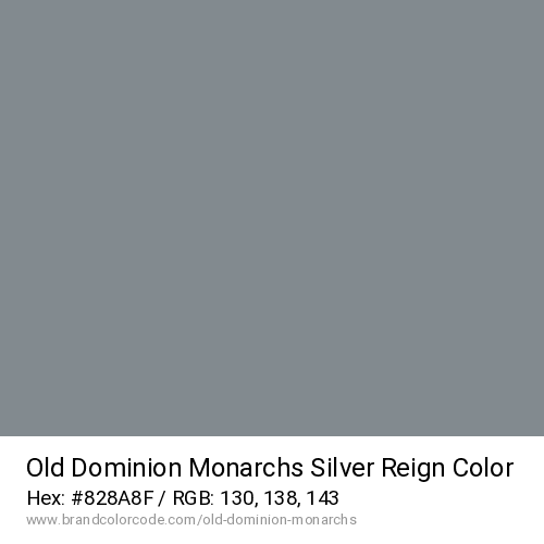 Old Dominion Monarchs's Silver Reign color solid image preview