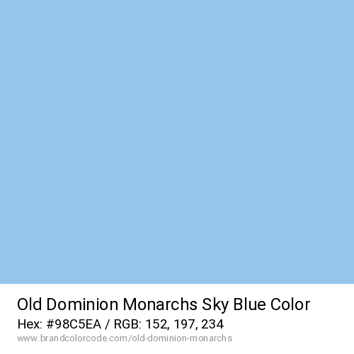 Old Dominion Monarchs's Sky Blue color solid image preview