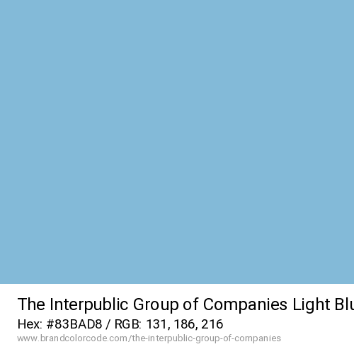 The Interpublic Group of Companies's Light Blue color solid image preview