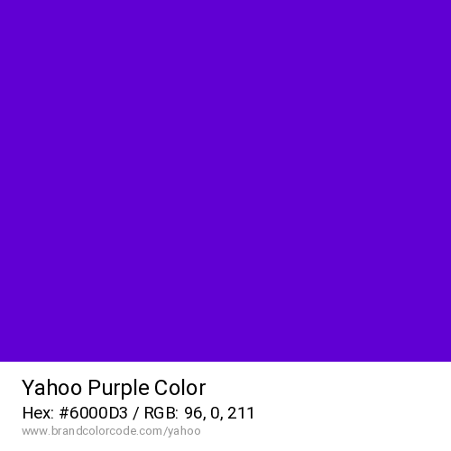 Yahoo's Purple color solid image preview