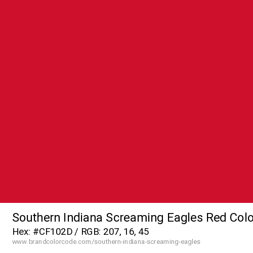 Southern Indiana Screaming Eagles's Red color solid image preview