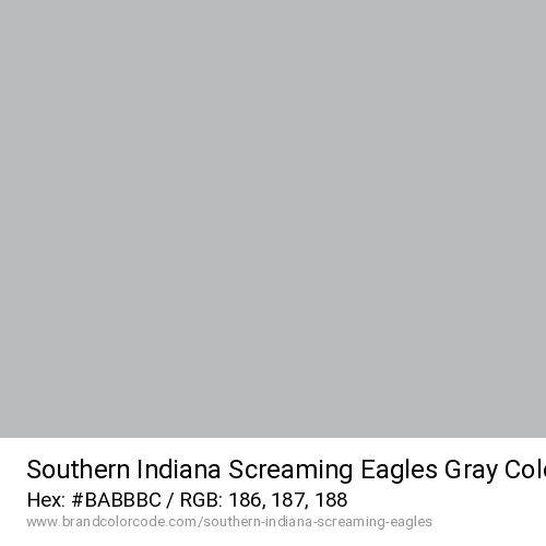 Southern Indiana Screaming Eagles's Gray color solid image preview