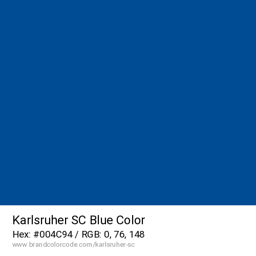 Karlsruher SC's Blue color solid image preview