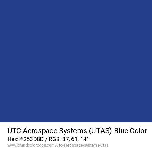 UTC Aerospace Systems (UTAS)'s Blue color solid image preview