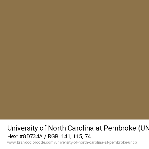 University of North Carolina at Pembroke (UNCP)'s Gold color solid image preview